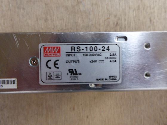 MW  RS-100-24 power supply #1