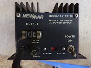 NewMar Model 115-12-6E power supply - 1