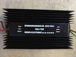 Weber-Electronic Spannungswandler 24/12 V Converter - 1