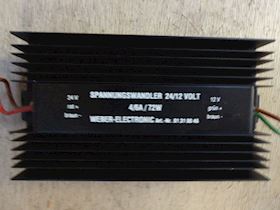 Weber-Electronic Spannungswandler 24/12 V Converter #1