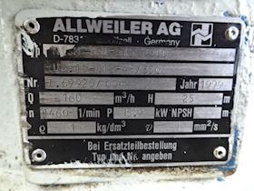 Allweiler NISM 100-315 Ø300 #3