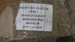 Ruston Spare Parts