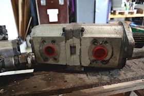 Sauer Dobbel Hydraulik Pumpe SC47 & SSC11 #1