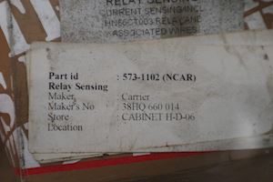Carrier Relay Sensing 38HQ660 014 - 1