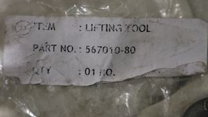 Alfa Laval Lifting tools for P626 - 1