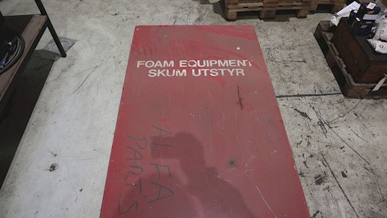 Brand/ Skum udstyr skab #1