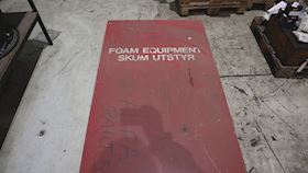 Brand/ Skum udstyr skab #1
