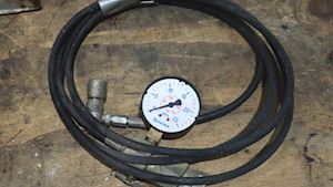 Test slanger for hydraulik med manometer - 1