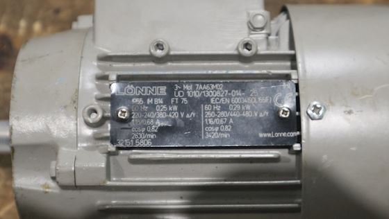 Lønne 3 Fase Motor 7AA63M02 #1