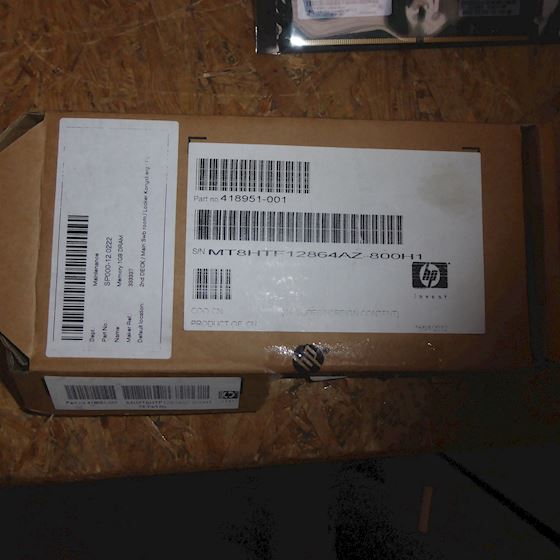 HEWLETT- PACKARD MEMORY CARD #1
