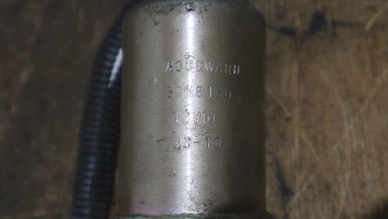 Woodward Diesel Stop Solenoid 3958160  12 VDC #2