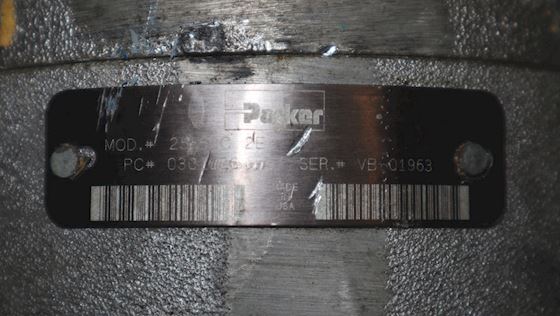 Parker Single Gear Pump 25550C 2E-4 #7