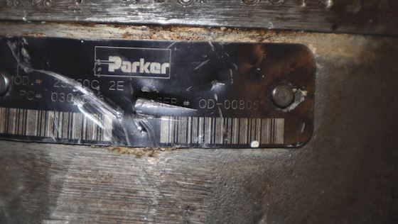 Parker Single Gear Pump 25550C 2E-4 #14