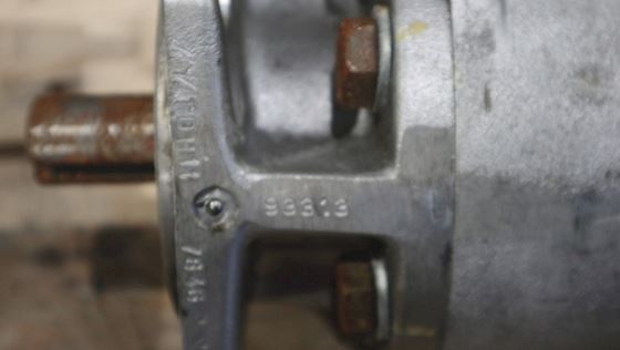 Parker  Single Gear Pump 25550A 2E #6