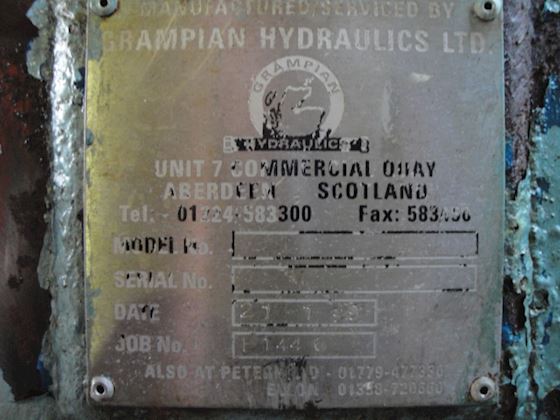 Grampian hyd. Hydraulic tank #3