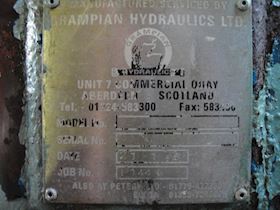 Grampian hyd. Hydraulic tank #3