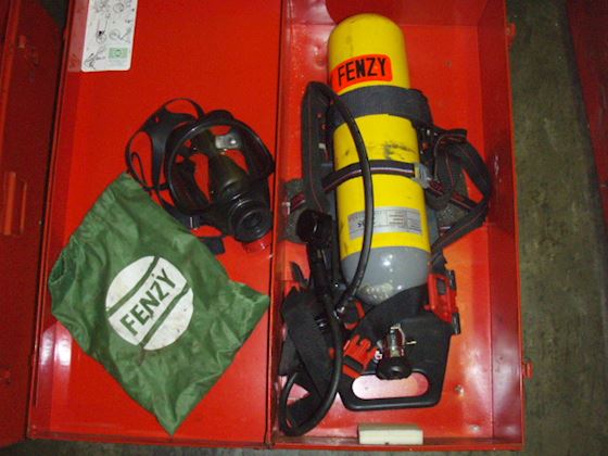 N/A Cupboard with firefighter equipment #4