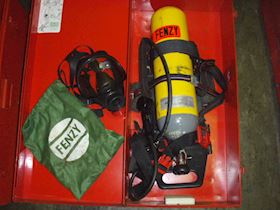 N/A Cupboard with firefighter equipment #4
