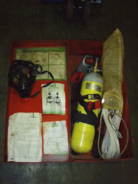 N/A Cupboard with firefighter equipment #7