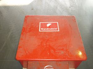 Comet Firefighter equipment in cupboard - 1