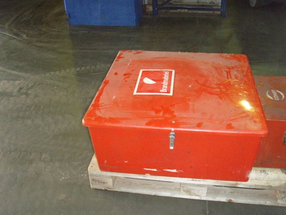 Comet Firefighter equipment in cupboard #2
