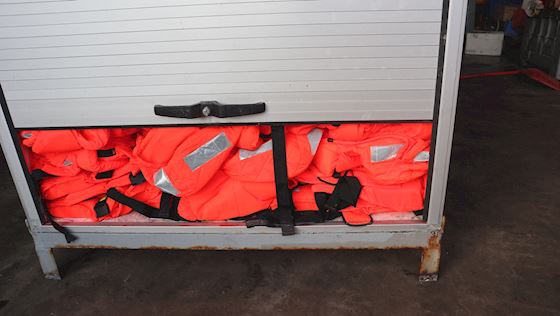 Redning veste skab 'a 44 stk #2