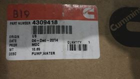 Cummins Water Pump #5