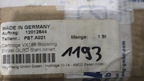 Vogelsang Cartridge VX 186 pumpe Blocking #3