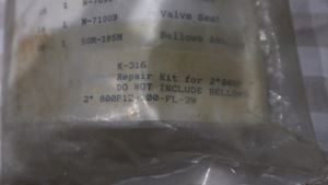 MetrexValve Corp Repair Kit- 316 2'' 800-Series Valves - 1