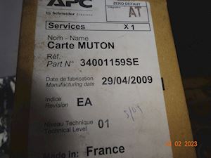 Schneider Electric  APC 34001159SE CARTE MUTON - 1