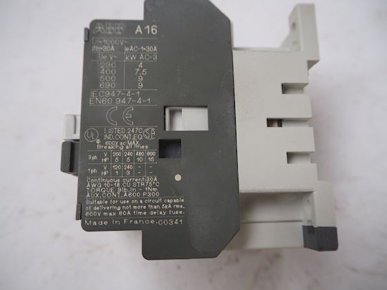 ABB CONTACTOR A16-30-10 #3