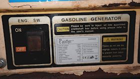 Panther Gasolin Generator DAR 0628 #10