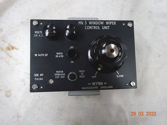 WYNSTRUMENTS LTD WINDOW WIPER CONTROL #1