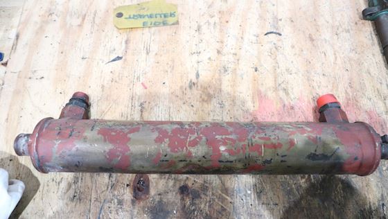 Pipe cooler in sea water permanently holds #2
