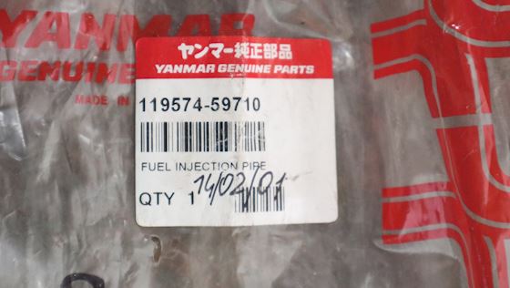 Yanmar Fuel Injection Pipe 1 - 6 #2