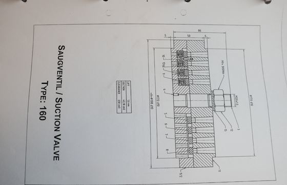 Neuman & Esser Suction Valve 160 #1