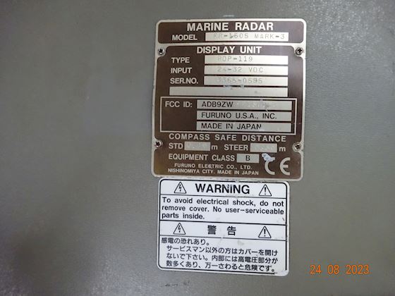 Furuno MARINE RADAR RDP-119 FR-1605 MARK3 #3
