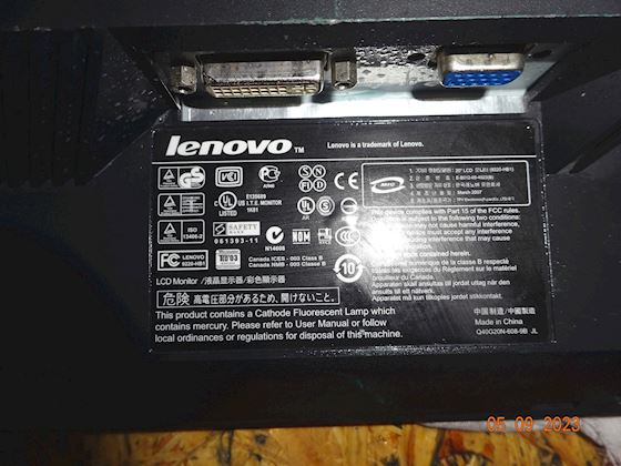 LENOVO 20" MONITOR #2
