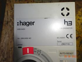 HAGER REMOTE SOFTSTARTER HXB 042H #3