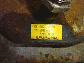 Furuno Transducer 50B-9B / 15M BLK #2