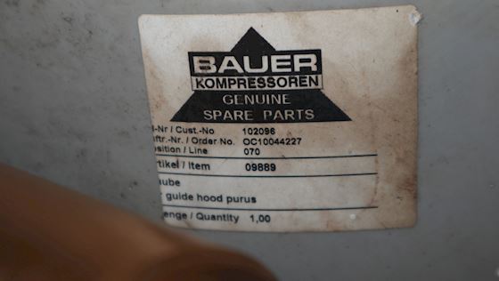 Bauer Diving/Breathing Air compressor #13