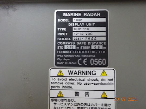 Furuno Radar  RDP 118 #2