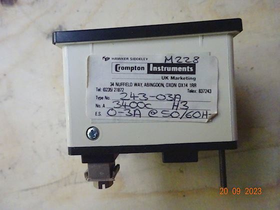 Crompton Parkinson LTD Amperemeter  243-03A #2