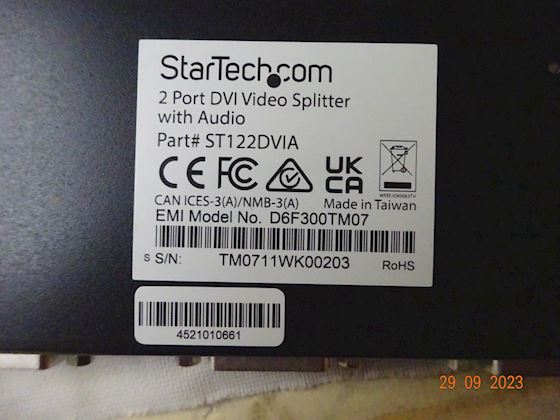 StarTech.com DVI Video Splitter STI22DVIA #3