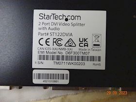 StarTech.com DVI Video Splitter STI22DVIA #3