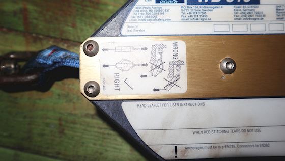 DBI Sala Fall Arrest Device WB 610 #3