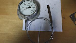 Ruston Exhaust Gas Temperature Gauge 0-650°C - 1