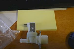 Elbi Solenoid Valve Single Straight 220-240 VAC Inlet 3/4'' Outlet 10,5 mm - 1