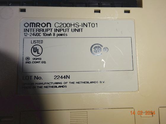 Omron C200HS-INT01 Interrupt Input Unit #2