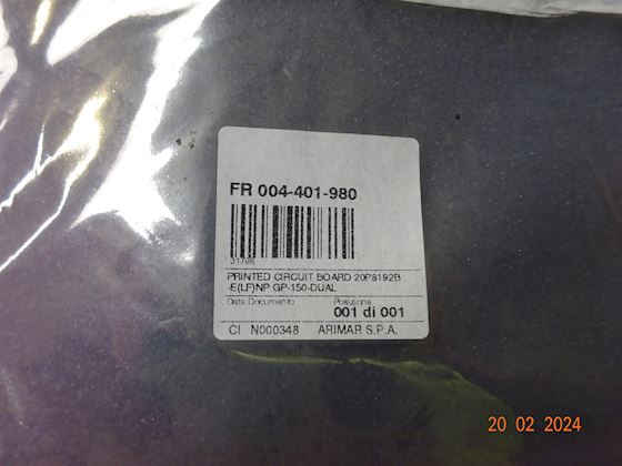 Furuno PCB 20P8192B     FR 004-401-980 #2